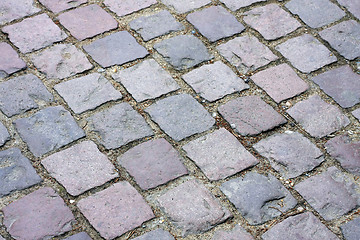 Image showing Cobblestone pavement