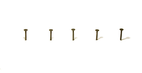 Image showing Screws in Line