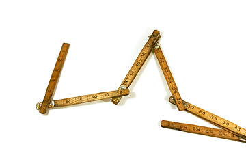 Image showing Old Measuring Tape / Ruler