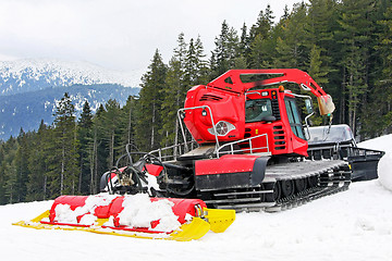 Image showing Pisten Bully mountain