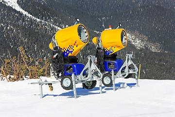 Image showing Snow cannons 2