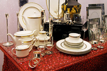 Image showing Festive tabletop