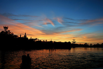 Image showing Lake Sunset