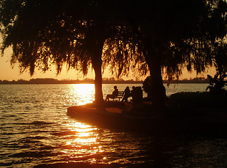 Image showing Romantic Sunset