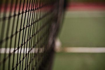 Image showing Tennis net