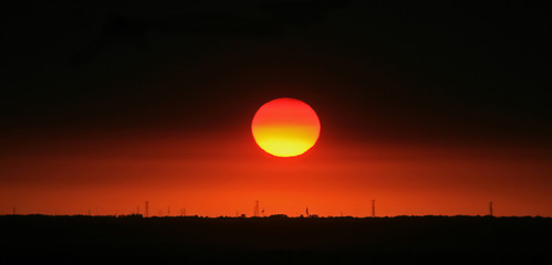 Image showing Burning Sun