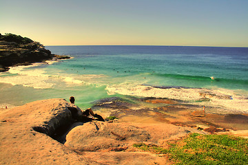 Image showing Looking At The Sea