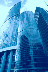 Image showing abstraction, office skyscrapers