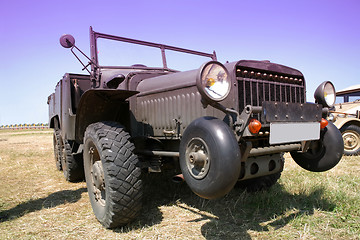 Image showing Vintage Military Special Car