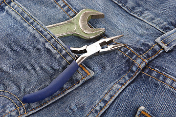 Image showing Tools, Instrument, Pliers, WRENCH