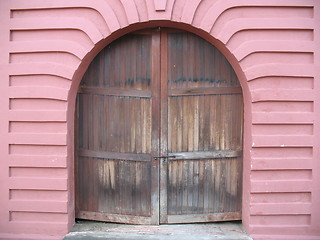 Image showing Old Wooden Door