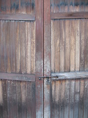 Image showing Old Wooden Door