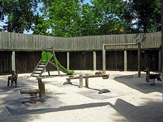 Image showing Playground in the Woods