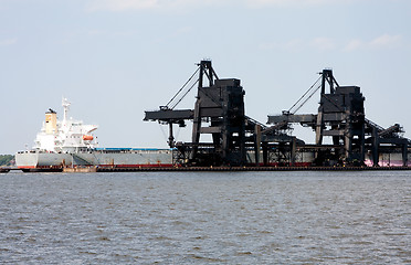 Image showing Coal pier loading dock