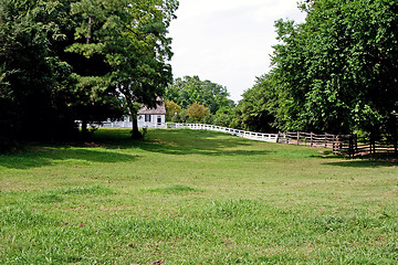 Image showing Farm with meadow