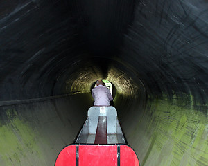 Image showing Going in the Tunnel