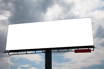 Image showing the billboard on the blue sky background.