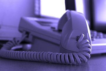 Image showing Close up Business Phone