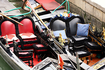 Image showing Gondola in Venice, Italy