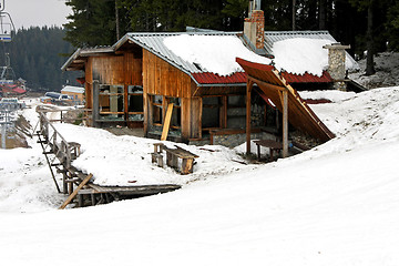 Image showing Destroyed house angle