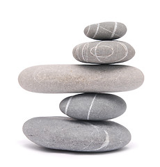 Image showing balancing pebbles