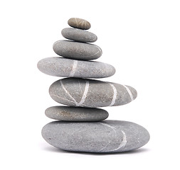 Image showing balancing pebbles