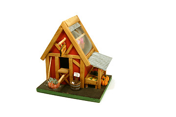 Image showing Halloween Decoration - Farm house