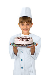 Image showing The young confectioner