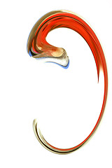Image showing Digital Abstract Art - Ear