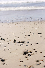 Image showing Pebbles on a beach.