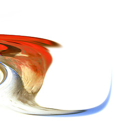 Image showing Digital Abstract Art - Waterfall to Wave