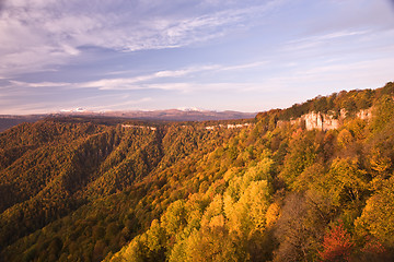 Image showing Autumn in mountains