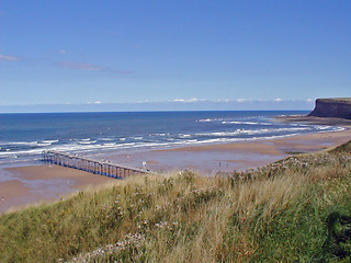 Image showing Over Veiw Of Beach