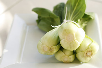 Image showing Baby bok choy.