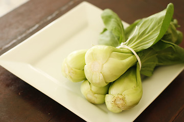 Image showing Baby bok choy.