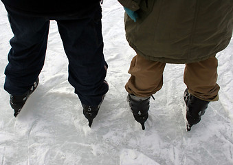 Image showing Ice skaters