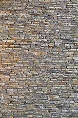 Image showing Stone brick wall