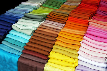 Image showing Color scarves