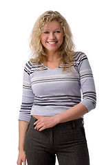 Image showing happy young woman