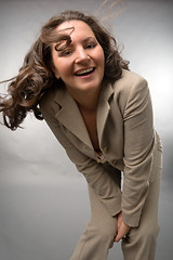 Image showing smiling business woman