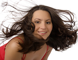 Image showing pretty woman with great hair