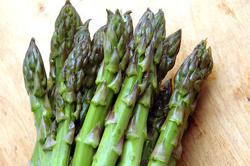 Image showing green asparagus