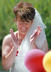 Image showing Laughing Bride