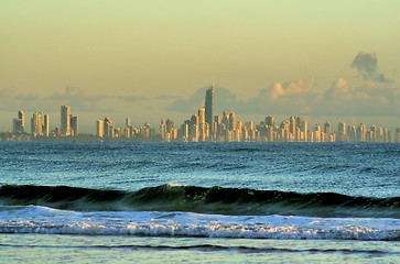 Image showing Distant Surfers Paradise Skyline