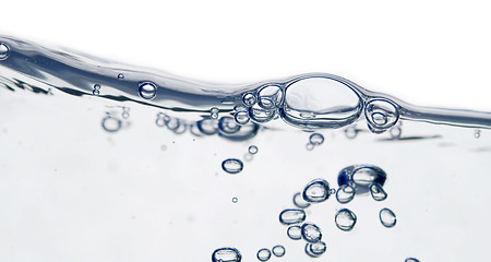 Image showing wave and bubbles