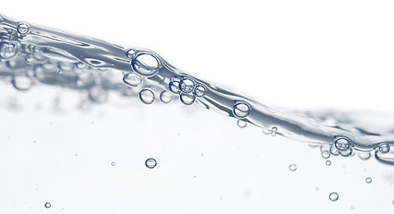 Image showing wave and bubbles