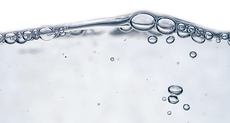 Image showing wave and bubbles