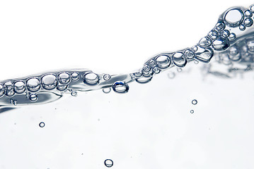 Image showing wave and bubbles