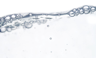 Image showing wave and bubbles