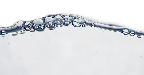 Image showing wave and bubbles